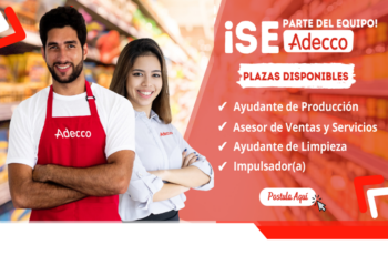 Trabaja en ADECCO ¡Tu mejor opción!