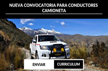 Solicitamos Conductores de Camionetas