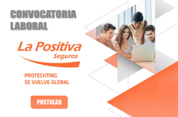 Aviso: LA POSITIVA SEGUROS te ofrece vacantes de trabajo