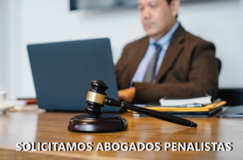 Solicitamos Profesionales en Derecho Penalista: Ver Vacantes