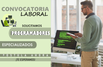 Se buscan programadores ¡Postula ya!