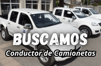 Empresa rebusca camioneros