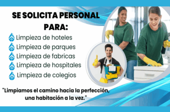 El centro hospitalario necesita personal de aseo