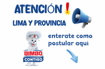Oportunidades de empleo en BIMBO Perú: (enero 2025) más de 450 oportunidades de empleo.