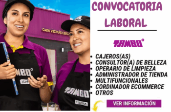 Postúlate ya: Tiendas Tambo busca nuevos talentos para unirse a su equipo Postúlate ya: Tiendas Tambo busca nuevos talentos para unirse a su equipo