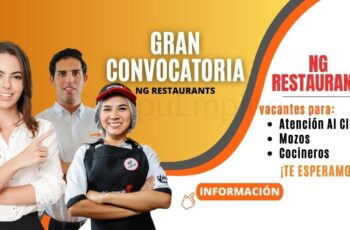 Convocatorias Nuevas en NG Restaurants
