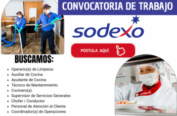 Sodexo Perú busca personal operativo y técnico: ¡Forma parte de nuestro equipo! Sodexo Perú busca personal operativo y técnico: ¡Forma parte de nuestro equipo!