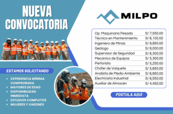 MILPO abre convocatoria nacional ¡nuevas plazas laborales!