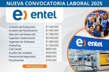 Tu Futuro Comienza en Entel: Convocatoria Laboral 2025 Tu Futuro Comienza en Entel: Convocatoria Laboral 2025