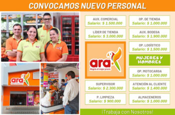 Tiendas ARA esta reclutando nuevos talentos