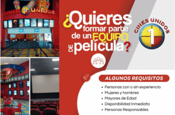 Forma parte del equipo de Cines Unidos ¡Convocatoria 2025!