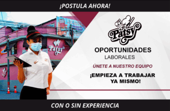 Ofertas de trabajo en Patsy 2025, únete a su equipo