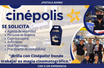 Trabaja en el mundo del cine.