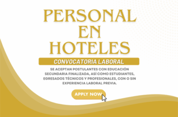 ¡Nuevas ofertas de empleo en hoteles!
