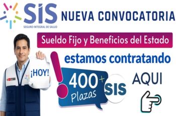 🏥 Empleos SIS 2026: Salarios hasta S/4,100 – Requisitos y postulación paso a paso