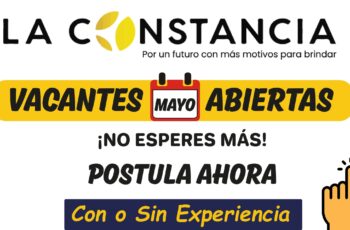 Empleos en LA CONSTANCIA El Salvador 2026 | Puestos disponibles, salarios y hacedero aplicación.