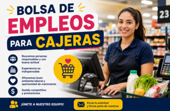 Bolsa laboral actualizada con empleos para cajeras