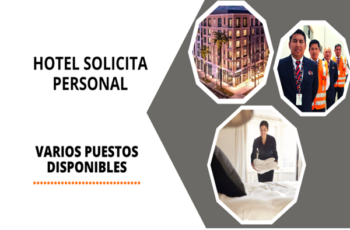Bolsa de trabajo actualizada con vacantes en el sector hotelero
