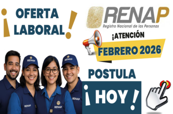 Programa de selección pública en RENAP Guatemala