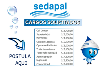 Sedapal Perú – Proceso de incorporación abierto