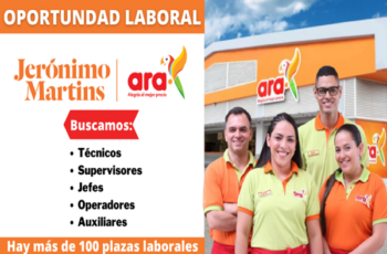 Programa de selección laboral en Tiendas Ara Colombia