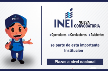 INEI Perú – Contratación en marcha