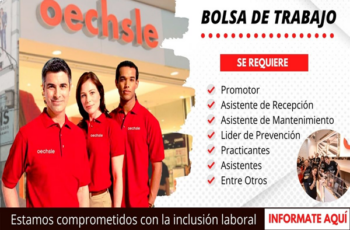 Oechsle Perú solicita personal | Revisa los empleos