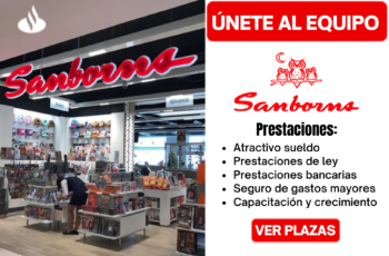 Sanborns incorpora personal a su equipo | Mira las vacantes