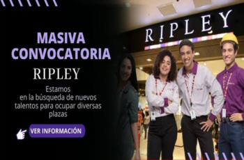 Ripley incorpora personal | Conoce las vacantes