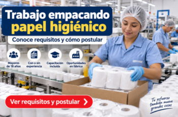 🧻 Convocatoria para trabajo empacando papel higiénico