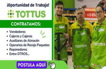 🇵🇪 Tottus: nuevas oportunidades en su bolsa de empleo
