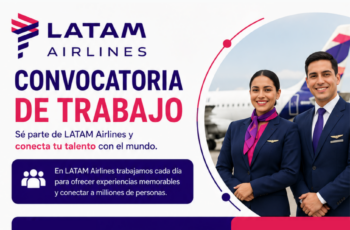 🇵🇪 LATAM Airlines: nuevos empleos en Perú