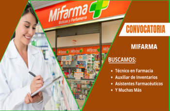 🇵🇪 Mifarma: oportunidades para incorporarse a su equipo