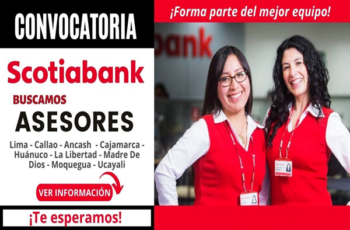 🇵🇪 Scotiabank: búsqueda de nuevo personal